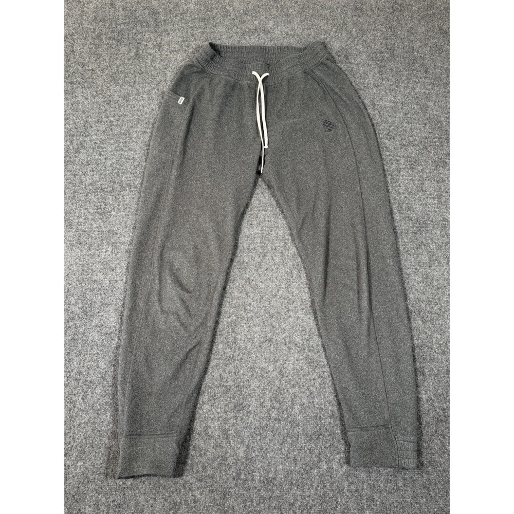 Stio Turpin Fleece Jogger Womens Medium Gray Tapered Drawstring Outdoor Pants